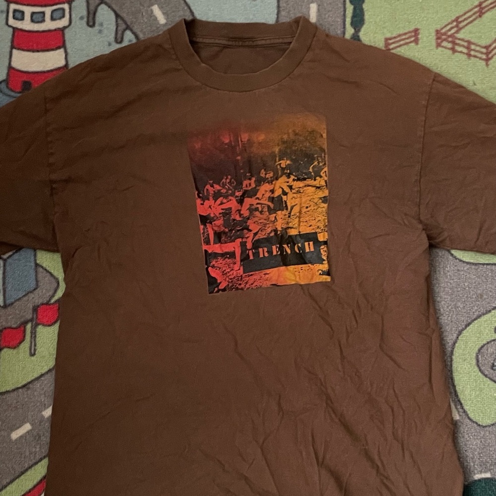 Trench Skate Brand Tee Brown (L)